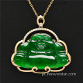 Maitreya Buddha jade pedras preciosas